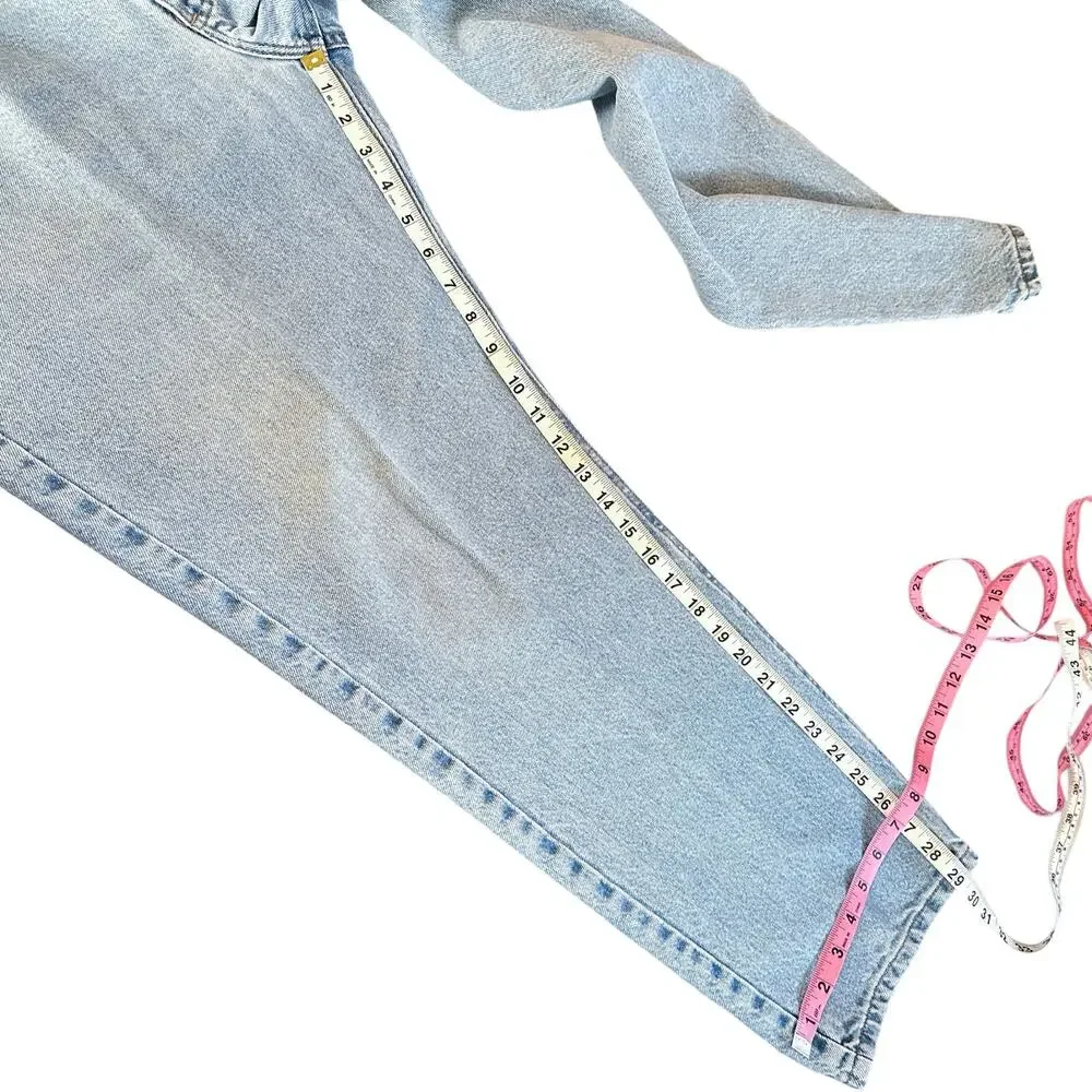 Carhartt Tapered Straight Traditional Fit Denim Jeans Light Wash Blue 40x29